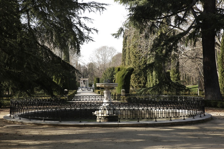 Jardines del Parque del Capricho de Madrid