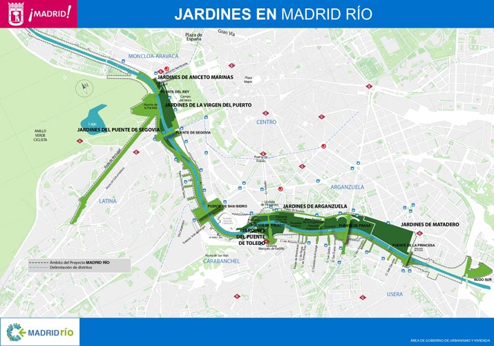 rutas en bici por Madrid Río