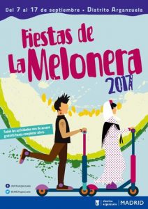 cartel de las fiestas de la melonera 2017
