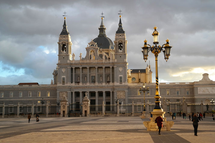 Explanada principal del Palacio Real de Madrid
