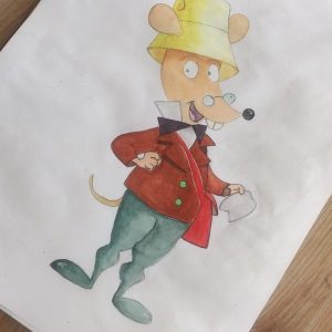 Dibujo del ratoncito Pérez