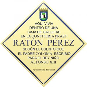 Letrero del Museo del Ratón Pérez