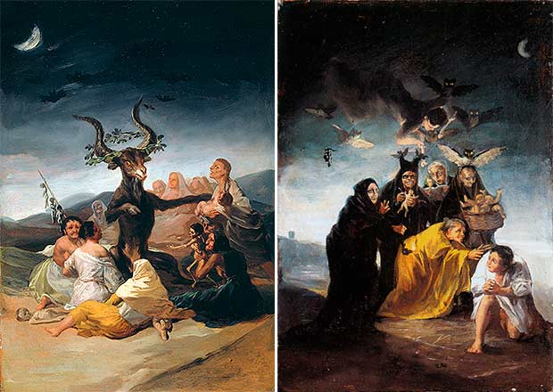 Cuadro El Aquelarre de Goya