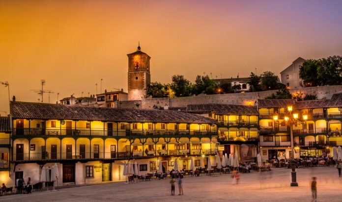 Pueblo de Chinchón en la Comunidad de Madrid